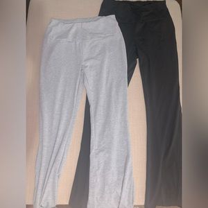 Pair of Flared Cotton Leggings
